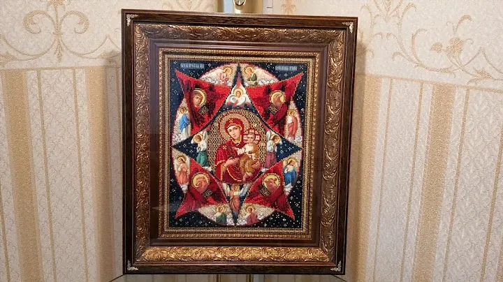 💖Вышитая икона "Неопалимая купина" от Русская искусница #неопалимаякупинабисером#русскаяискусница