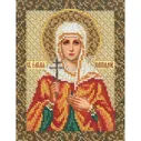 Вышивка бисером Святая Эмилия, 12,5x16,3, Русская искусница