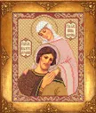 Набор для вышивания 329 Св. Петр и Феврония Муромские (Русская искусница) 18х22,5 см