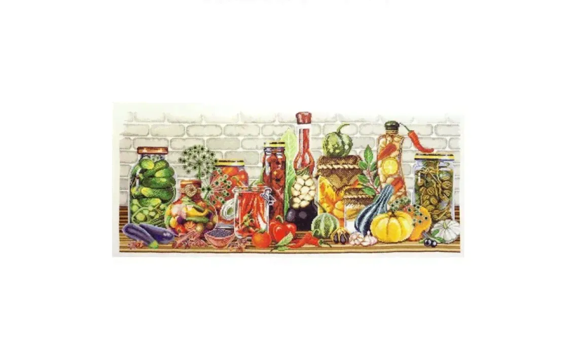 Набор для вышивания крестом Марья искусница 11.002.07 Вкус осени 60х25 см
