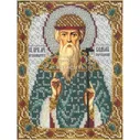Вышивка бисером Святой Вадим, 12,5x16,3, Русская искусница