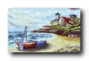 02.010.03 Набор для вышивания крестом Марья Искусница "Морской берег"-0