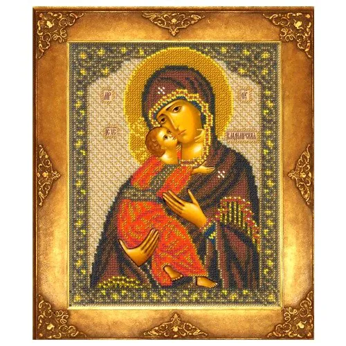 Набор для вышивания Богородица Владимирская №330 РУССКАЯ ИСКУСНИЦА-0